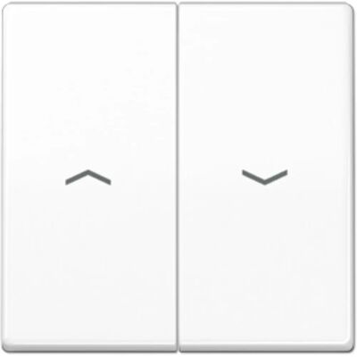 Jung AS591-5PWW - Placa Central para Interruptor de Persiana con Flechas Jung AS591-5PWW - Placa Central para Interruptor de Persiana con Flechas