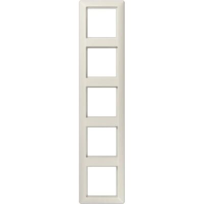 Jung White 5-Gang Electrical Frame - Switch Panel for Horizontal/Vertical Installation Jung White 5-Gang Electrical Frame - Switch Panel for Horizontal/Vertical Installation