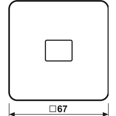 JUNG - CD590KOBFGR - Wippe - Lichtleiter - Schalter JUNG - CD590KOBFGR - Wippe - Lichtleiter - Schalter