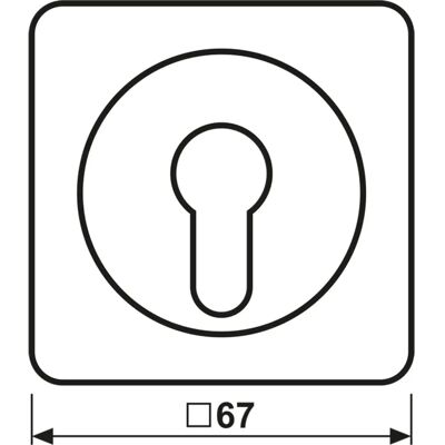 Jung CD 528 LG - Abdeckung IP44, Grau Jung CD 528 LG - Abdeckung IP44, Grau