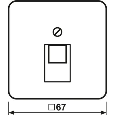Jung 569-1UA Abdeckung Cremeweiß - Deckel Jung 569-1UA Abdeckung Cremeweiß - Deckel
