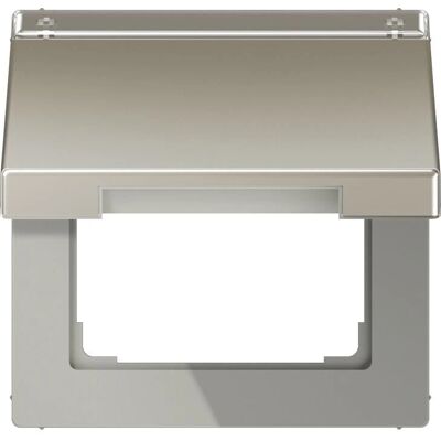 JUNG ES2990NAKL Metall Schalterabdeckung - IP44 JUNG ES2990NAKL Metall Schalterabdeckung - IP44