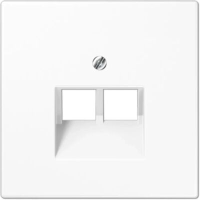Cubierta Jung Ls969-2Uaww Blanco Alpino - Toma eléctrica doble Cubierta Jung Ls969-2Uaww Blanco Alpino - Toma eléctrica doble