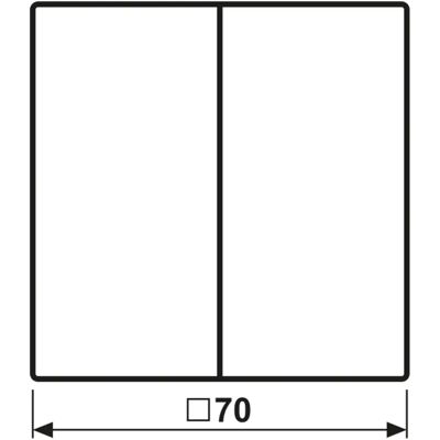 JUNG LS995LG Doppelschalter - Schalter/Knopf JUNG LS995LG Doppelschalter - Schalter/Knopf