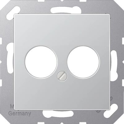 JUNG A 562-2 AL - Abdeckung für 2 Kleinst-Dosen JUNG A 562-2 AL - Abdeckung für 2 Kleinst-Dosen