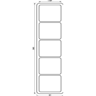 JUNG CD 585 WU W - Rahmen 5-fach - bruchsicher - IP44 JUNG CD 585 WU W - Rahmen 5-fach - bruchsicher - IP44