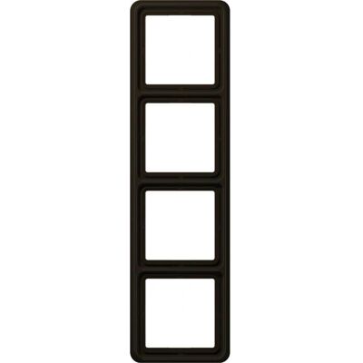 JUNG CD 584 WU BR - Rahmen 4-fach, bruchsicher, IP44 JUNG CD 584 WU BR - Rahmen 4-fach, bruchsicher, IP44