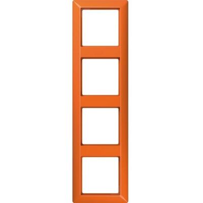 JUNG AS 584 BF O - Cadre 4-fach orange - IP44 - Publicité JUNG AS 584 BF O - Cadre 4-fach orange - IP44 - Publicité