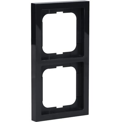 Cadre électrique Busch-Jaeger 2 modules anthracite - Plastique - Publicité Cadre électrique Busch-Jaeger 2 modules anthracite - Plastique - Publicité