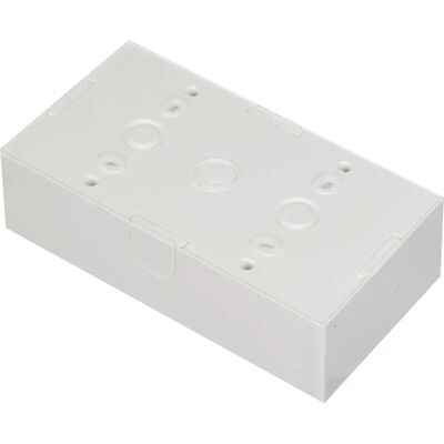Busch-Jaeger Modell 1702-84 - Aufputz-Gehäuse für 2 Module Busch-Jaeger Modell 1702-84 - Aufputz-Gehäuse für 2 Module