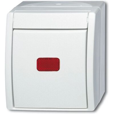 Busch-Jaeger Modell 2601/6 SKW-54 Aufputzschalter Weiß Busch-Jaeger Modell 2601/6 SKW-54 Aufputzschalter Weiß