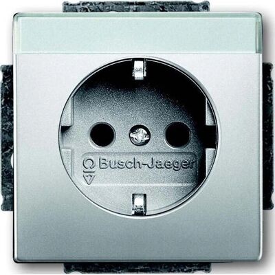 Busch-Jaeger 20 EUN-866 Edelstahl-Steckdose - Steckdose Busch-Jaeger 20 EUN-866 Edelstahl-Steckdose - Steckdose