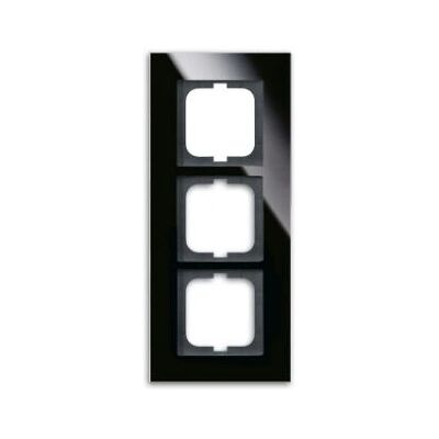 Busch-Jaeger 1723-825 Rahmen - 3-fach schwarz, Glas Busch-Jaeger 1723-825 Rahmen - 3-fach schwarz, Glas