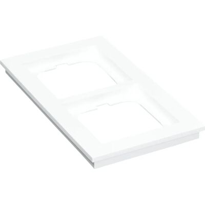 Busch-Jaeger 2-Gang Wall Frame - Durable Plastic IP20 Busch-Jaeger 2-Gang Wall Frame - Durable Plastic IP20