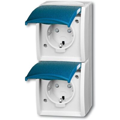 Busch-Jaeger Modelo 20-02 EBW-53 - Enchufe Busch-Jaeger Modelo 20-02 EBW-53 - Enchufe