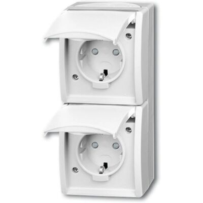Busch-Jaeger 20-02 EBW-54 Steckdose - IP44 Schutz Busch-Jaeger 20-02 EBW-54 Steckdose - IP44 Schutz