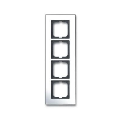 Busch-Jaeger 1724-826-101 Wandplatte - Chrom - 4-fach - Abdeckung Busch-Jaeger 1724-826-101 Wandplatte - Chrom - 4-fach - Abdeckung