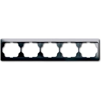 Support pour 5 interrupteurs Busch-Jaeger - Aluminium - IP20 - Publicité Support pour 5 interrupteurs Busch-Jaeger - Aluminium - IP20 - Publicité