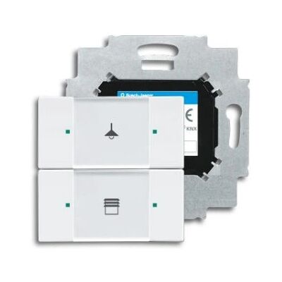 Busch-Jaeger 6126/01-84 Weiß Tastsensor - 2-fach, KNX, mit Busankoppler Busch-Jaeger 6126/01-84 Weiß Tastsensor - 2-fach, KNX, mit Busankoppler