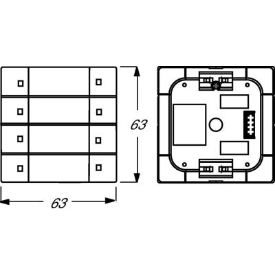 Busch-Jaeger 6127/01-885 Intelligenter Tastsensor - Schalter Busch-Jaeger 6127/01-885 Intelligenter Tastsensor - Schalter