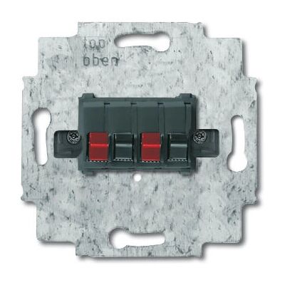 Busch-Jaeger 0248/05-101 Speaker Socket - 2-Gang, Black Busch-Jaeger 0248/05-101 Speaker Socket - 2-Gang, Black