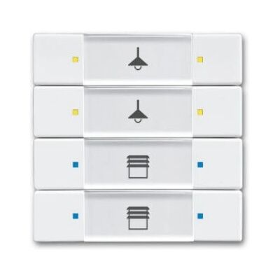 Busch-Jaeger 6127/02-84 Weiß - Tastsensor, 8-fach, KNX, Glänzend Busch-Jaeger 6127/02-84 Weiß - Tastsensor, 8-fach, KNX, Glänzend
