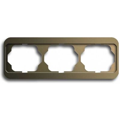 Busch-Jaeger 1723-21 - Horizontal 3-fach Aluminium Rahmen Busch-Jaeger 1723-21 - Horizontal 3-fach Aluminium Rahmen