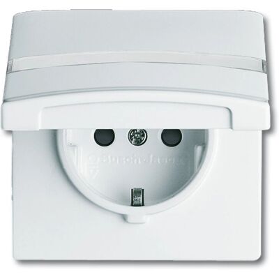 Busch-Jaeger 2064-0-0299 Enchufe - IP44, Blanco Busch-Jaeger 2064-0-0299 Enchufe - IP44, Blanco