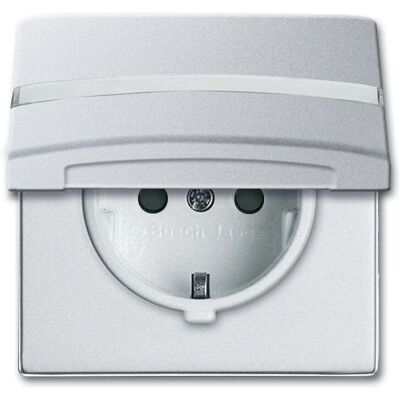 Busch-Jaeger 2064-0-0300 Silber Steckdose - Elektroteile Busch-Jaeger 2064-0-0300 Silber Steckdose - Elektroteile