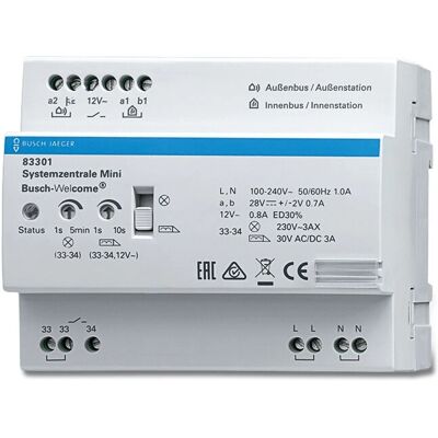 Busch-Jaeger 83301 Smart Home Zentrale - Verkabelt Busch-Jaeger 83301 Smart Home Zentrale - Verkabelt
