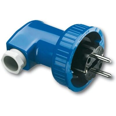 Busch-Jaeger 74 WD Stecker IP66 - Wasserdicht, 2P+E, Blau Busch-Jaeger 74 WD Stecker IP66 - Wasserdicht, 2P+E, Blau
