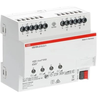 ABB S4.210.2.1 - KNX-Dimmaktor 4 Kanäle - Schutzschalter ABB S4.210.2.1 - KNX-Dimmaktor 4 Kanäle - Schutzschalter