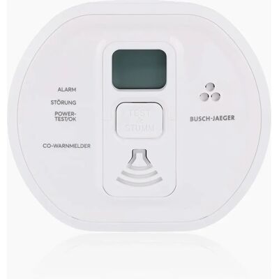 Busch-Jaeger CO-Alarm Melder 6839/01-84 - Kohlenmonoxidwarner - Rauch-/Hitzewarnmelder - Kabellos - Weiß Busch-Jaeger CO-Alarm Melder 6839/01-84 - Kohlenmonoxidwarner - Rauch-/Hitzewarnmelder - Kabellos - Weiß