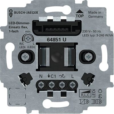 Busch-Jaeger Modell 64851 U - Smarter LED-Dimmer Busch-Jaeger Modell 64851 U - Smarter LED-Dimmer