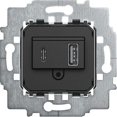 Busch-Jaeger 6475 U Netzteil-Einsatz - Unterstützt USB-A und USB-C-Ladung Busch-Jaeger 6475 U Netzteil-Einsatz - Unterstützt USB-A und USB-C-Ladung