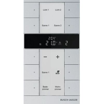 Busch-Jaeger 41396CF-A-03 - 10-fach Raumtemperaturregler Busch-Jaeger 41396CF-A-03 - 10-fach Raumtemperaturregler