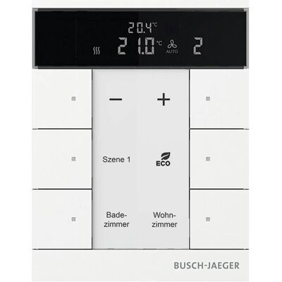 Busch-Jaeger Modèle SBR-F-6.0.11-884 - Thermostat - Publicité Busch-Jaeger Modèle SBR-F-6.0.11-884 - Thermostat - Publicité