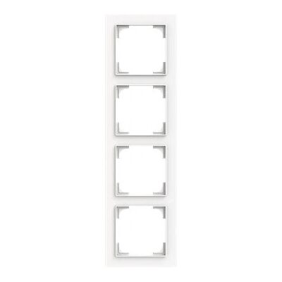Busch-Jaeger 1724-44M - Protector cuádruple blanco Busch-Jaeger 1724-44M - Protector cuádruple blanco