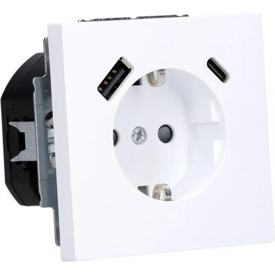 BUSCH-JAEGER BJ 20EUUSBAC-44M - Contacto + USB-Salida BUSCH-JAEGER BJ 20EUUSBAC-44M - Contacto + USB-Salida