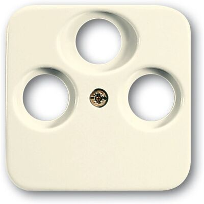 Busch-Jaeger Beige Wall Plate - Central TV/SAT/Radio Cover Busch-Jaeger Beige Wall Plate - Central TV/SAT/Radio Cover