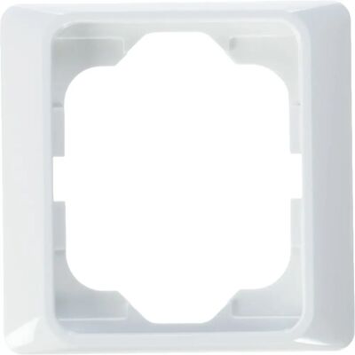 Cornice in plastica bianca lucida Busch-Jaeger 1-fach - Cornice elettrica Cornice in plastica bianca lucida Busch-Jaeger 1-fach - Cornice elettrica