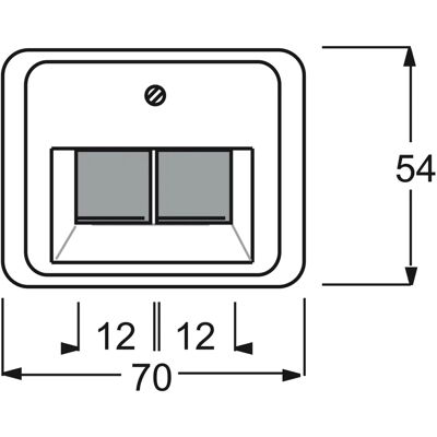 Busch-Jaeger Modelo 1803-02-24G Placa de pared blanca brillante - Placa eléctrica Busch-Jaeger Modelo 1803-02-24G Placa de pared blanca brillante - Placa eléctrica