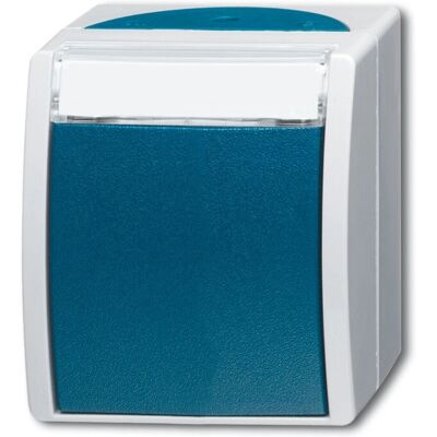 Busch-Jaeger 2601/6 WN-53 Wandschalter - IP44, Thermoplast Busch-Jaeger 2601/6 WN-53 Wandschalter - IP44, Thermoplast