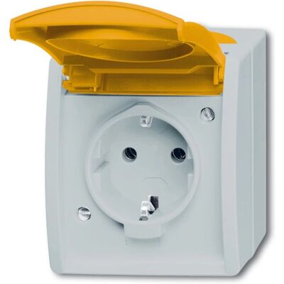 Busch-Jaeger 20 EWN-14-53 Orange Schuko Steckdose - Schutzkontakt Busch-Jaeger 20 EWN-14-53 Orange Schuko Steckdose - Schutzkontakt