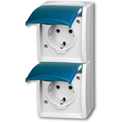 Busch-Jaeger Modèle 20-02 EW-53 Prise IP44 - Prise - Publicité Busch-Jaeger Modèle 20-02 EW-53 Prise IP44 - Prise - Publicité