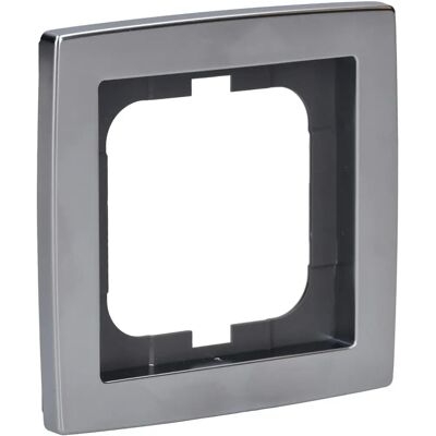 Busch-Jaeger Chrome Matte 1-Gang Wall Frame - Wall Frame Busch-Jaeger Chrome Matte 1-Gang Wall Frame - Wall Frame