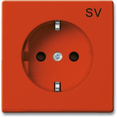 Busch-Jaeger Modell 20EUC-14-82 Orange SCHUKO Steckdose - Elektrische Steckdose Busch-Jaeger Modell 20EUC-14-82 Orange SCHUKO Steckdose - Elektrische Steckdose