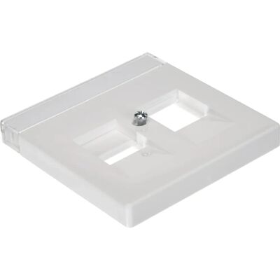 Busch-Jaeger 1800-84 Zentralscheibe - IP20 - für 2 Modul-Jack Busch-Jaeger 1800-84 Zentralscheibe - IP20 - für 2 Modul-Jack