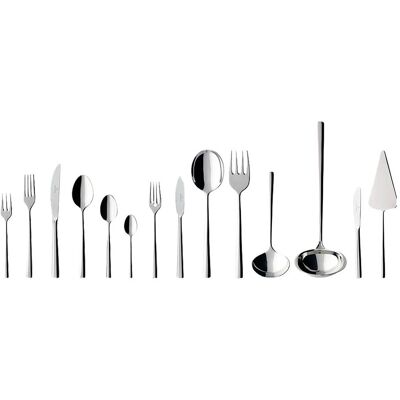 Villeroy & Boch Set di Posate Piemont - 113 Pezzi, Per 12 Persone, Acciaio Inox, Lavabile in Lavastoviglie Villeroy & Boch Set di Posate Piemont - 113 Pezzi, Per 12 Persone, Acciaio Inox, Lavabile in Lavastoviglie
