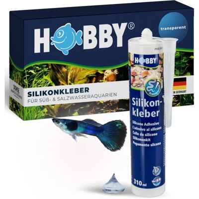 HOBBY Transparenter Silikon - Aquarienabdichtung - 310ml HOBBY Transparenter Silikon - Aquarienabdichtung - 310ml